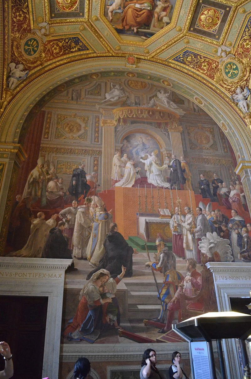 Affreschi delle stanze dei Musei Vaticani - sala dell'Immacolata